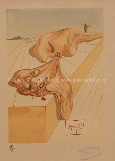  / Božská komedie - Zpěv 30 / Salvador Dalí