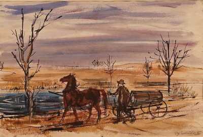  / Koňský povoz / Vojtěch  Sedláček