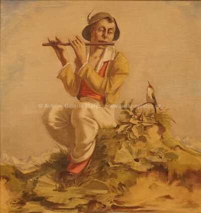  / Flétnista / Gustav Eyer