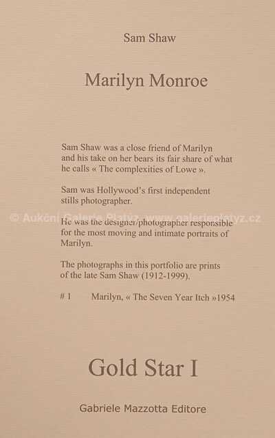  / Marilyn Monroe - LA 1954 / Sam Shaw