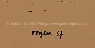  / List z bibliofilie Duchové pouště / Marie Čermínová - Toyen