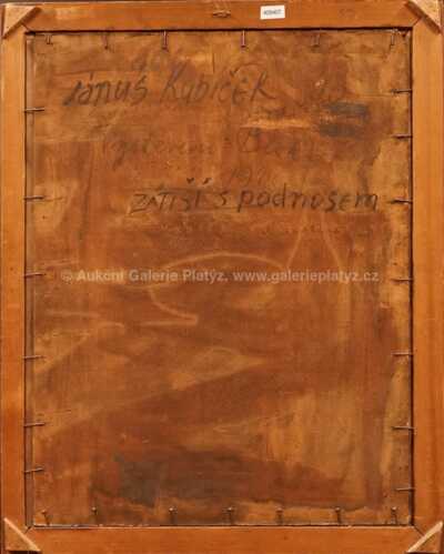  / Zátiší s podnosem / Jánuš Kubíček