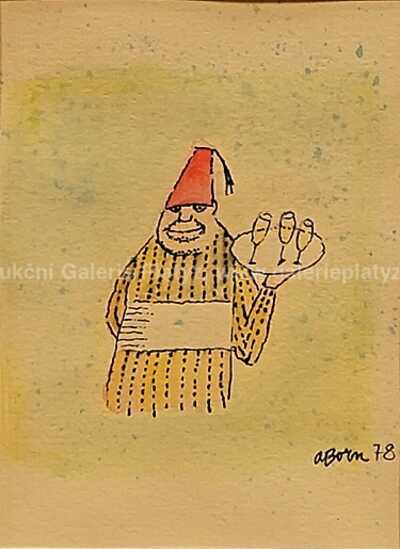  / Číšník / Adolf Born