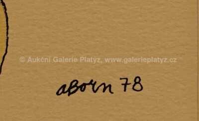  / Kočka a pták / Adolf Born