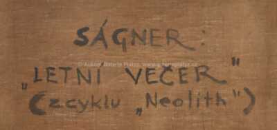  / Letní večer / Augustin Ságner