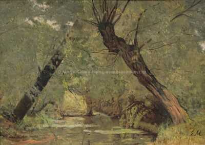  / Vrba nad říčkou / Julius Mařák