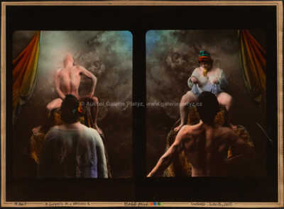  / Lovers on a Throne / Jan Saudek