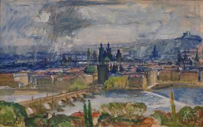  / Pražské panorama / Rudolf Lexa