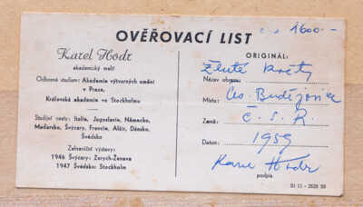  / Žluté květy / Karel Hodr