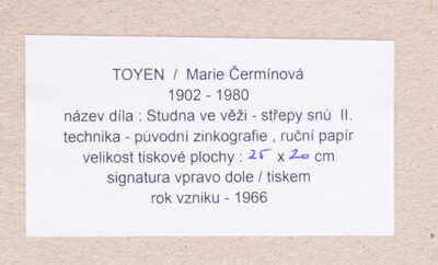  / Studna ve věži / Marie Čermínová - Toyen