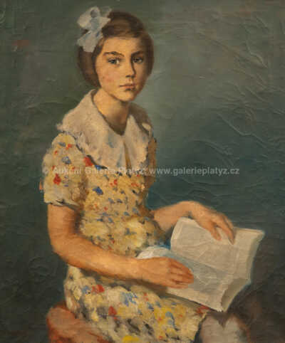  / Čtenářka / Richard Wiesner