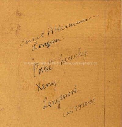  / Portrét herečky Xeny Longenové / Emil Artur Pitterman - Longen