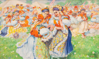  / Krojovaná děvčata / Otto Molitor