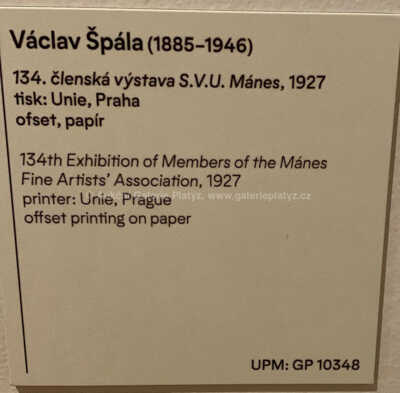  / Mánes / Václav Špála