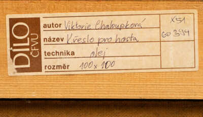  / Křeslo pro hosta / Viktorie Chaloupková