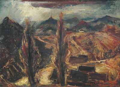  / Pohled z ateliéru k Čartáku / Alois Schneiderka