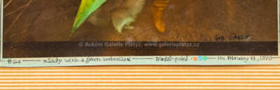  / Dáma se zeleným deštníkem / Jan Saudek