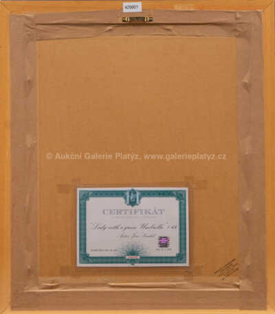  / Dáma se zeleným deštníkem / Jan Saudek