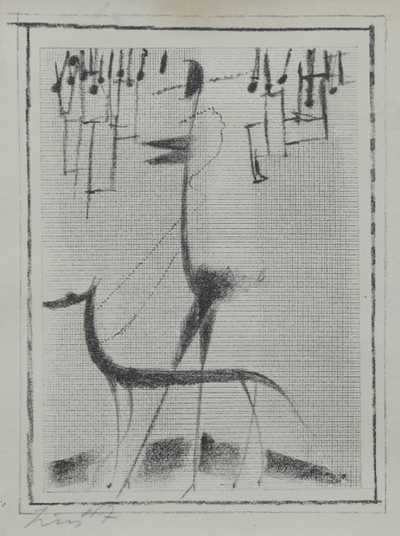  / Dáma s chrtem / František  Tichý