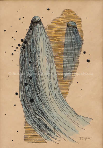  / Dívka s dlouhým závojem / Marie Čermínová - Toyen