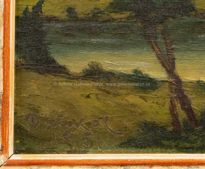  / Krajina s řekou / František Drtikol