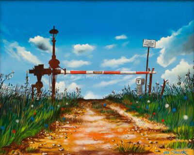  / Závora / Jan Saudek