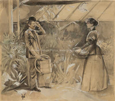  / V zahradnictví / Viktor Oliva