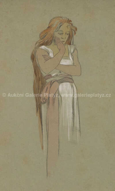  / Konvolut dvou kusů / Alfons Mucha - připsáno