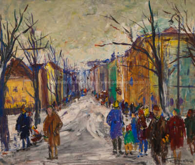 / Zimní ulice / Ferdinand Kotvald