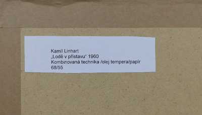  / Lodě v přístavu / Kamil Linhart