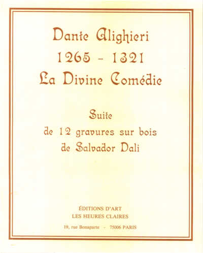  / Zjevení Krista - Zpěv 14 / Salvador Dalí