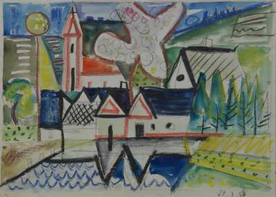  / Konvolut tří barevných studií / Richard Fremund