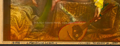  / Mandoline Lesson / Jan Saudek