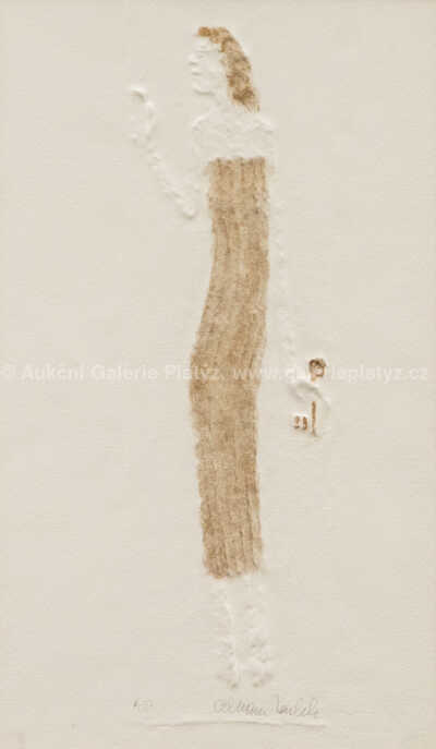  / Klíčnice pravá a levá - konvolut dvou kusů / Olbram Zoubek