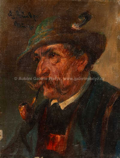  / Muž s dýmkou / Georg Günther