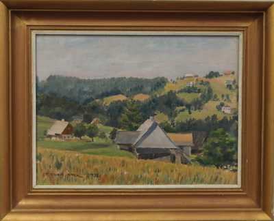 František Škrabánek - Vesnička v údolí