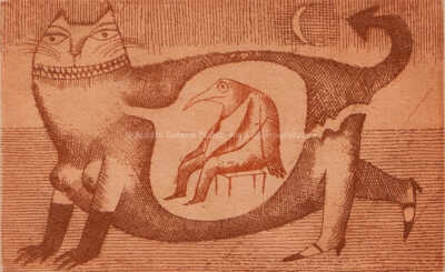  / Pták v břiše kočky / Adolf Born