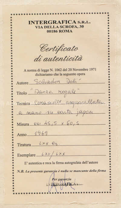  / Královský tanec / Salvador Dalí