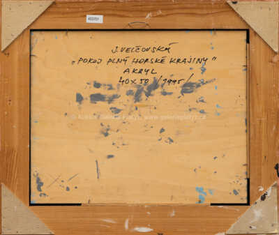  / Pokoj plný horské krajiny / Josef Velčovský