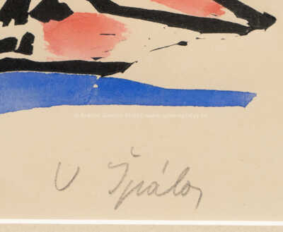  / Ležící akt / Václav Špála