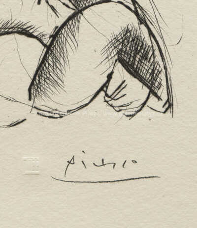  / Homme dévoilant une demme / Pablo Picasso