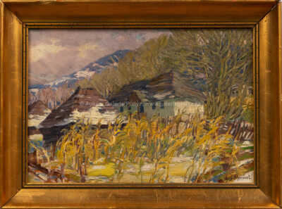 Augustin Mervart - Chalupy v zimě