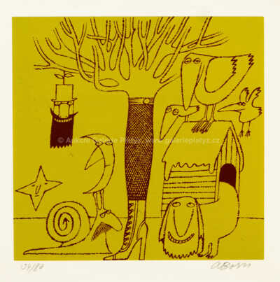  / Tři grafické listy / Adolf Born