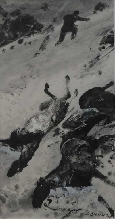  / Pád koní / Zdeněk Burian