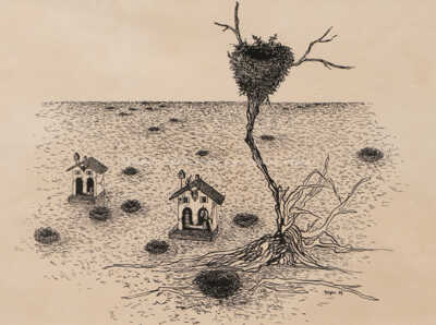  / Střelnice IV (z 12 dílného cyklu Střelnice) / Marie Čermínová - Toyen