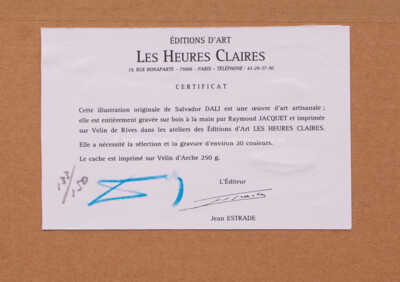  / Božská komedie, zpěv č. 17 (Lichváři) / Salvador Dalí