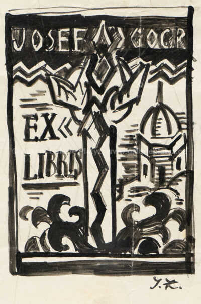 Jan Zrzavý - Návrh na Ex libris