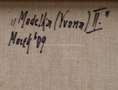  / Modelka (Yvona) / Jiří Mocek