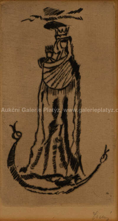  / Madona stojící na hadovi / František  Tichý