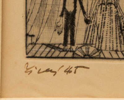  / Konvolut dvou kusů - Ex libris a Svatební oznámení / František  Tichý